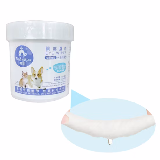 Gli animali domestici adorabili devono essere puliti regolarmente.  La formula di acqua pura delle salviette per animali domestici non ha stimoli.  La sterilizzazione e la disinfezione al 99% hanno un buon effetto pulente