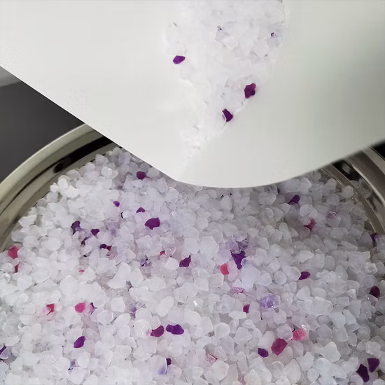 Ultra-meno polvere e forte controllo degli odori e lettiera per gatti in gel di silice cristallino naturale Forniture per animali domestici per la pulizia degli animali domestici