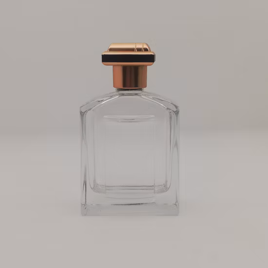 Bottiglia di profumo Spot Crystal Materiale bianco Bottiglia di profumo in vetro Flacone di profumo spray cilindrico da 50 ml